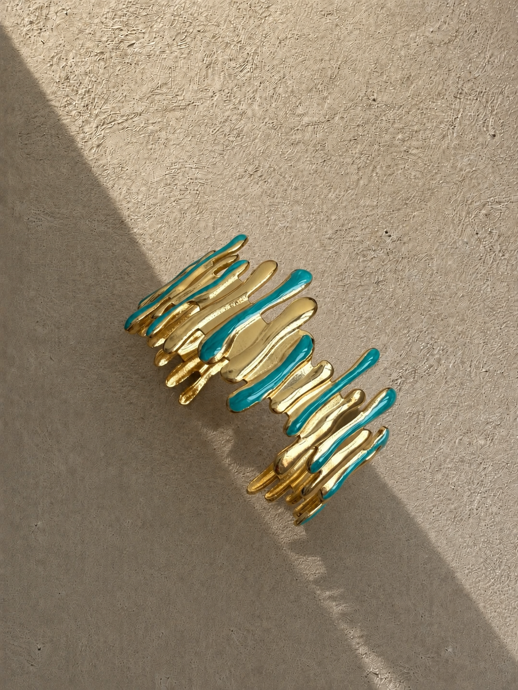 🌊 Jonc Ondulé Turquoise