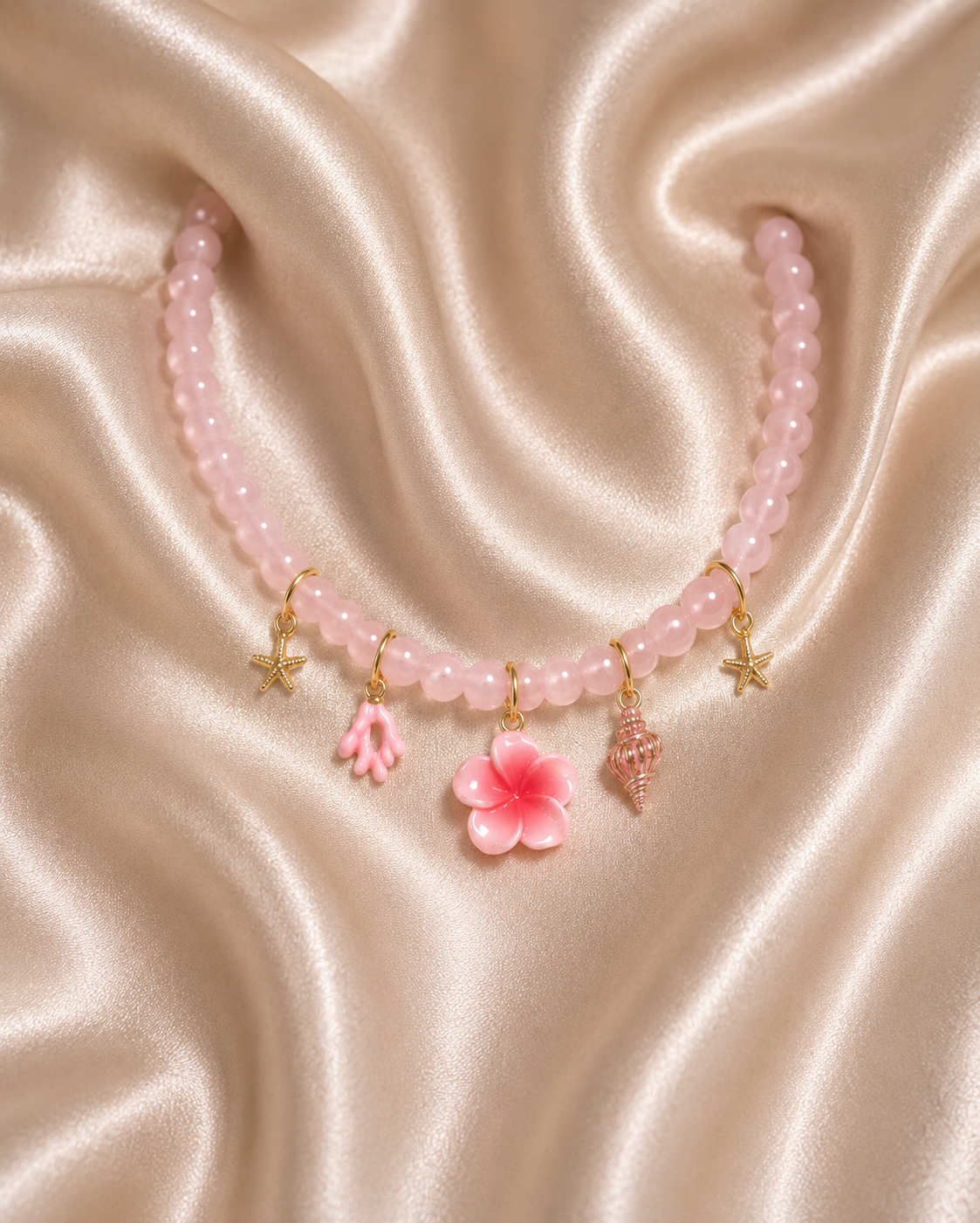 🌸 Collier Perla Rose