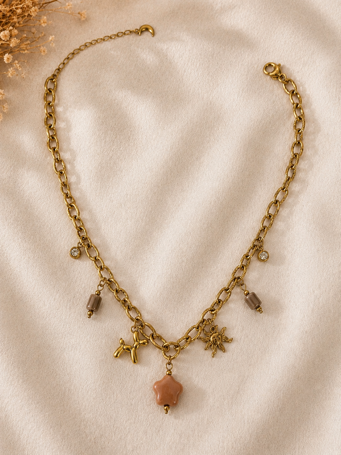 🍑 Collier Peach Love