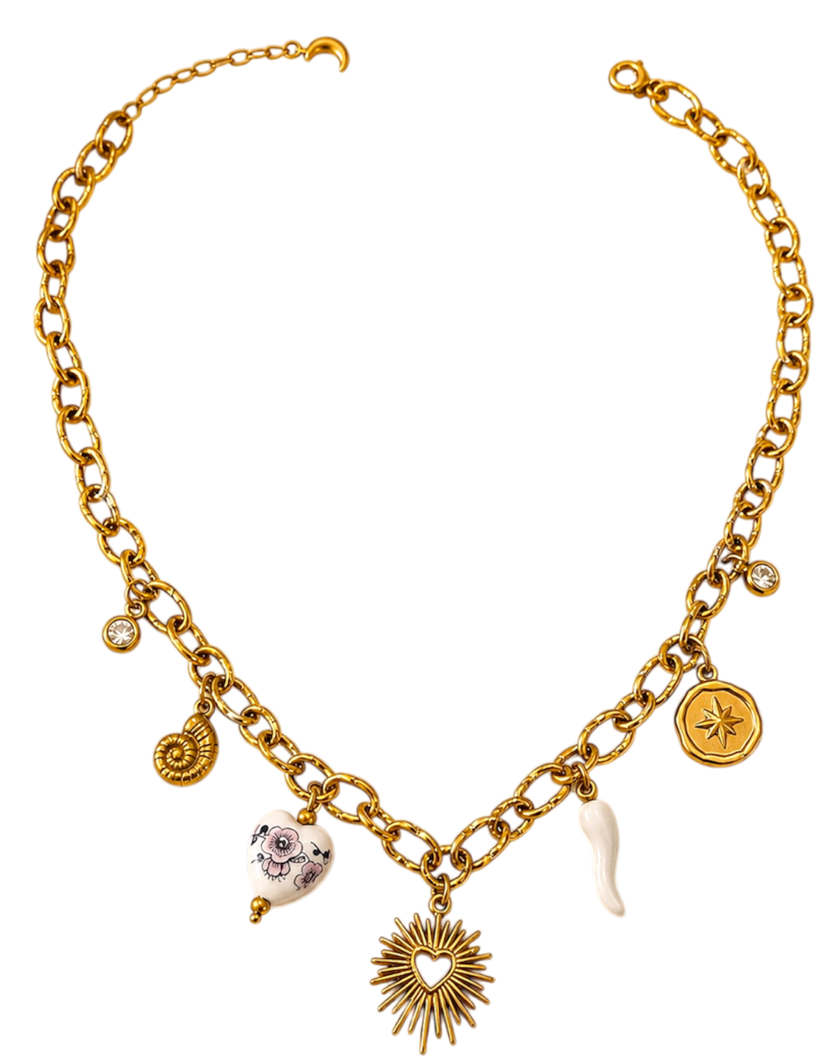 ✨ Collier Cœur Solaire