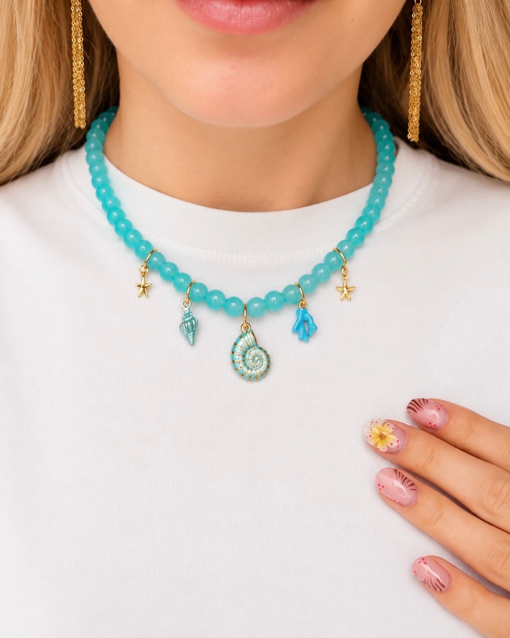 🩵 Collier Perla Turquoise