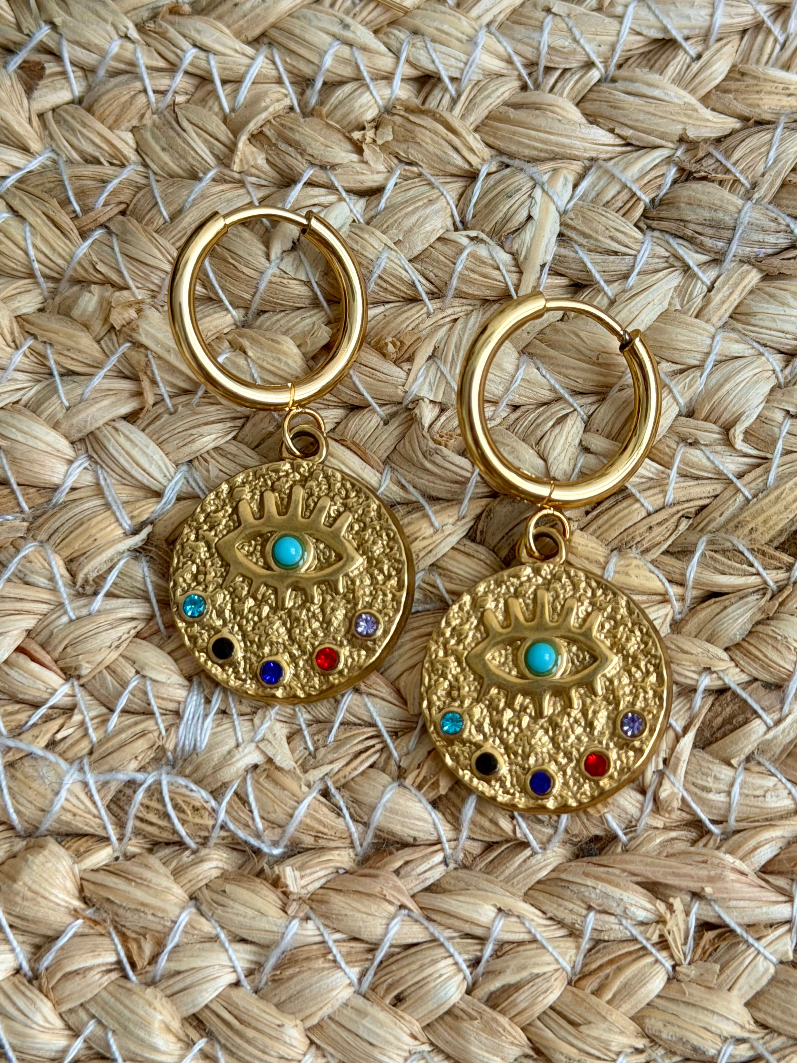 🧿 Boucles Œil Protecteur