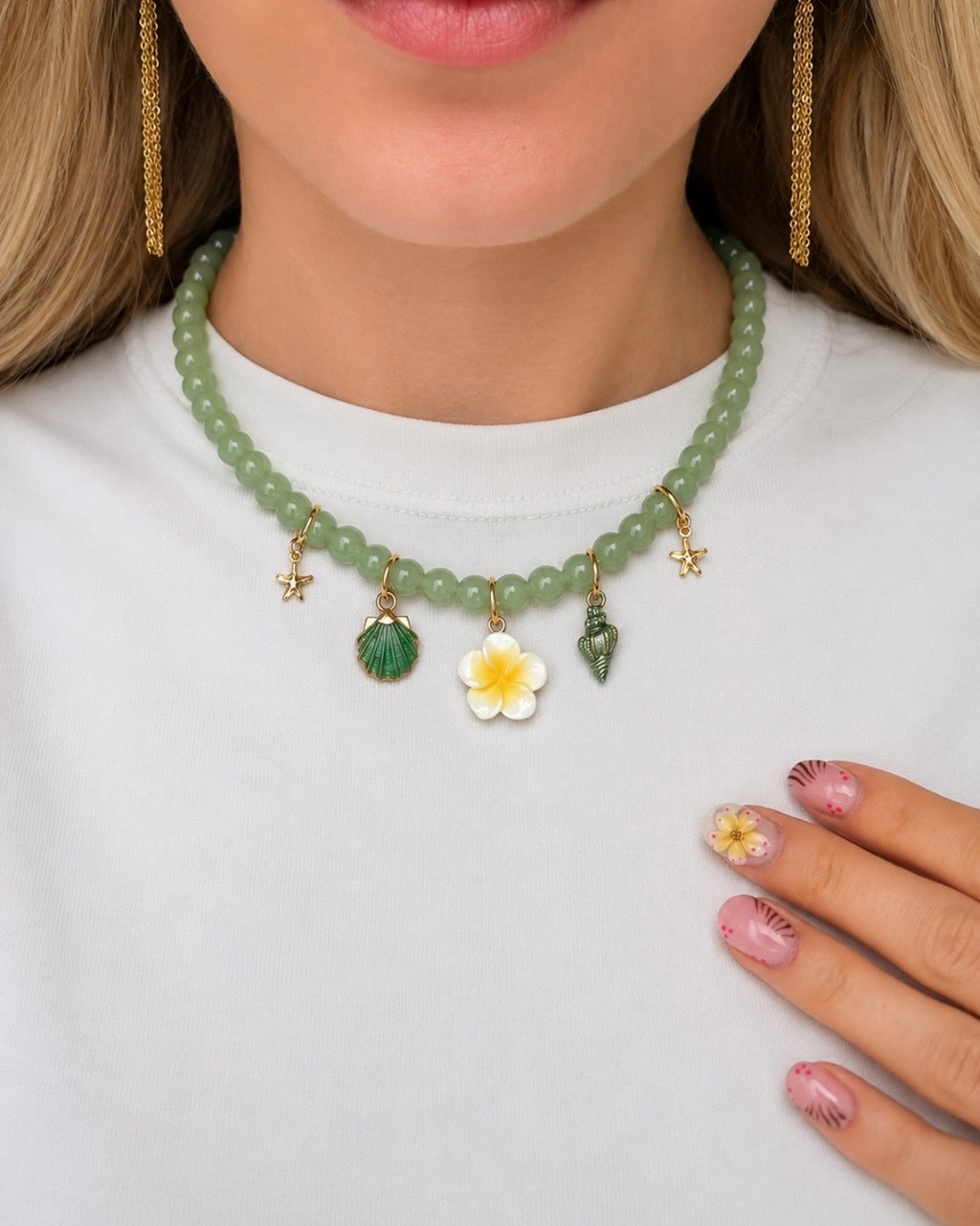💚 Collier Perla Émeraude