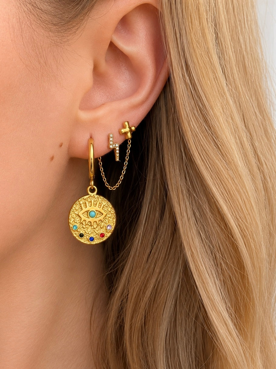 🧿 Boucles Œil Protecteur
