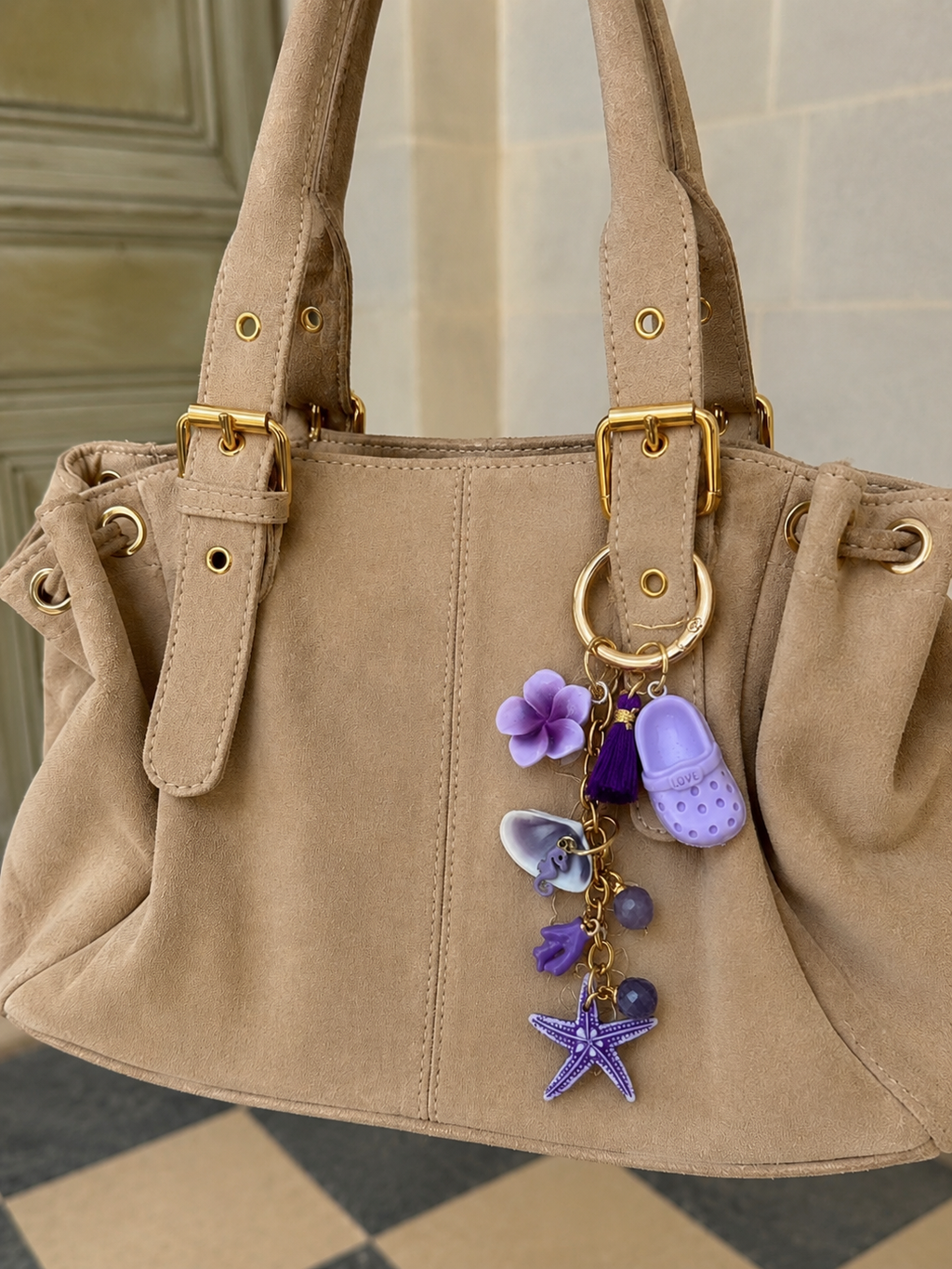 💜 Bijou de sac Violet