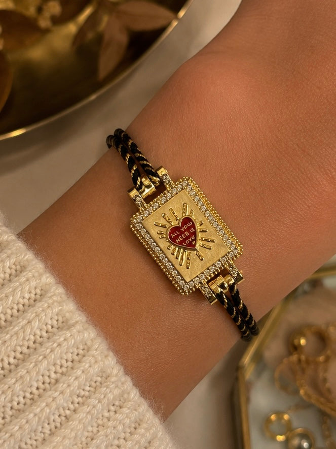 Bracelet Noir Éclat 🖤