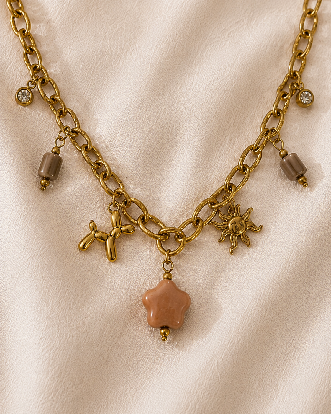 🍑 Collier Peach Love
